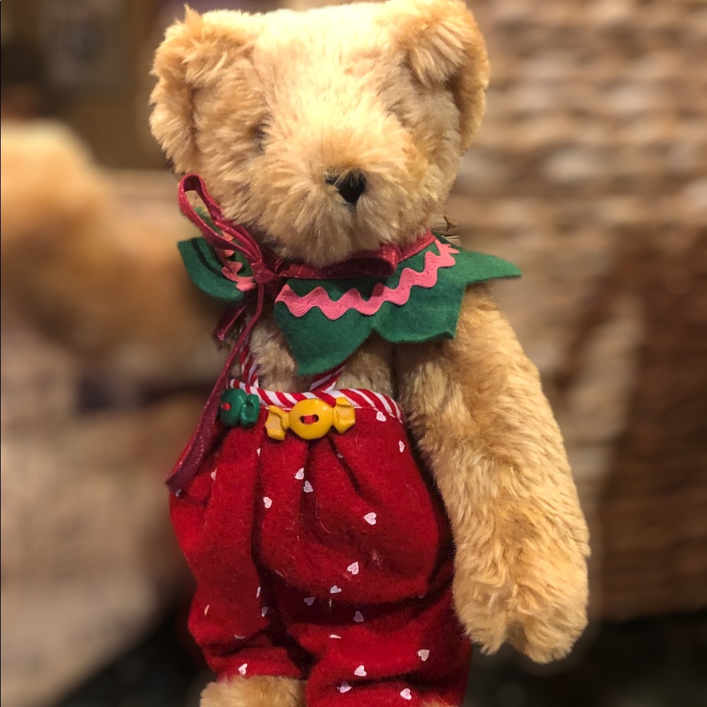 VERMONT TEDDY BEAR Pint Size Christmas ELF BEAR